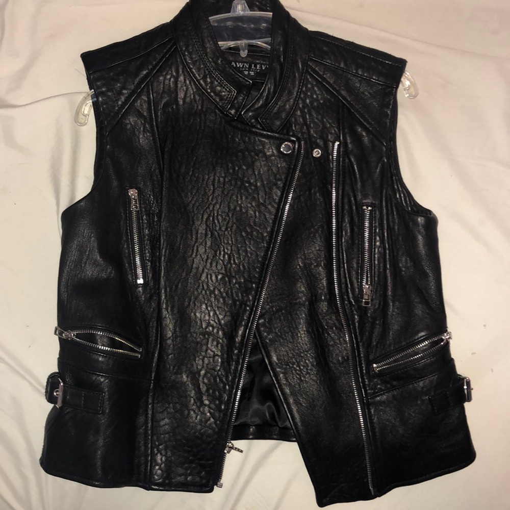 Dawn Levy Leather Vest